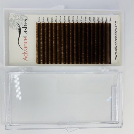 Mink Lash Mix Tray - Color Lash - Brown - Image 3