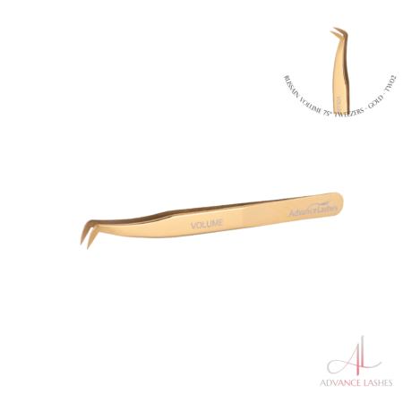 Gold Russian Volume - Straight ⭐️ Tweezers Set - Image 3