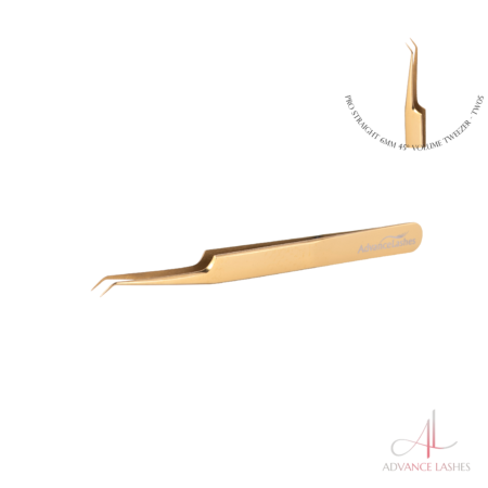 Tweezers 💎 L45° - Pro Straight 6mm 45° Volume