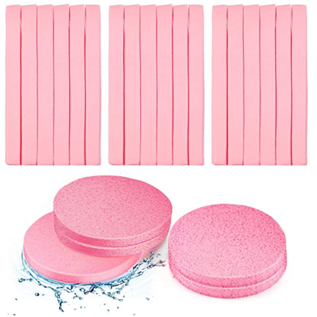 Facials - Cleansing Sponge - Set Of 10 (120 Pcs)