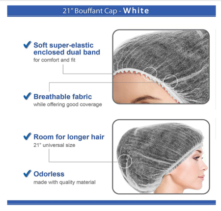 Disposable Hair Net - 100psc - Image 2