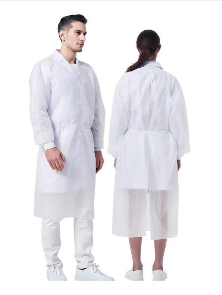 Disposable Polypropylene Gown- 10psc - Image 2