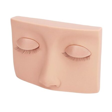 Removable Realistic Eyelids with Eyelash Mannequin for Lash Practice, Makeup Eyelash Extensions